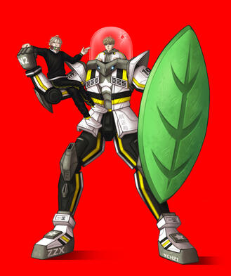 Fanart of Jian Yi and Zhan Zheng Xi from 19 Days